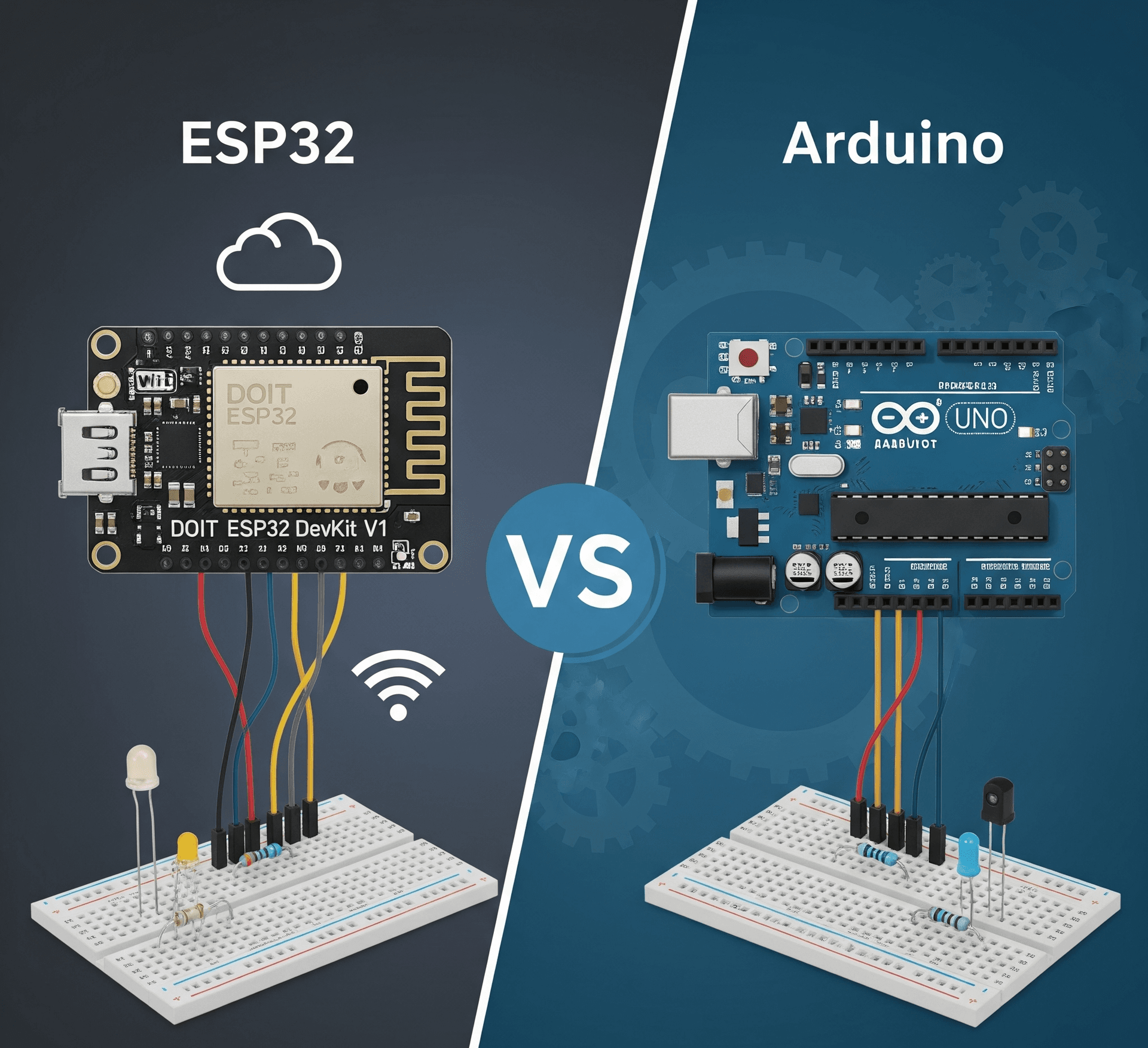 Guia Completo: ESP32 vs Arduino - Qual Escolher?